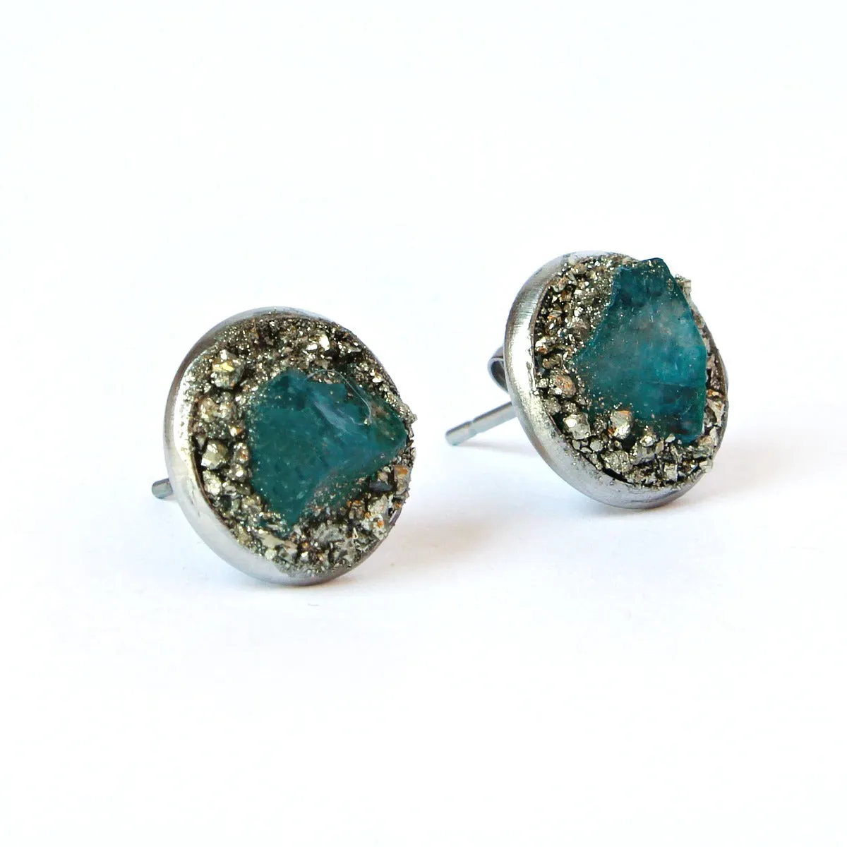 Aquamarine Stud Earrings