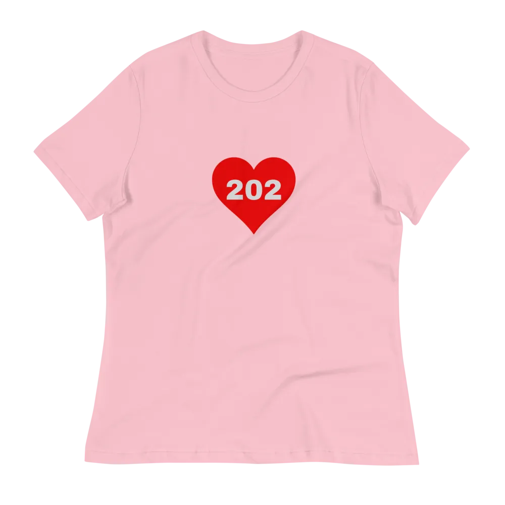 AREA CODE 202 Women's Relaxed T-Shirt