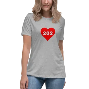 AREA CODE 202 Women's Relaxed T-Shirt