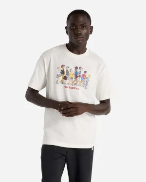 Athletics Relaxed Archive Walk T-Shirt - Sea Salt