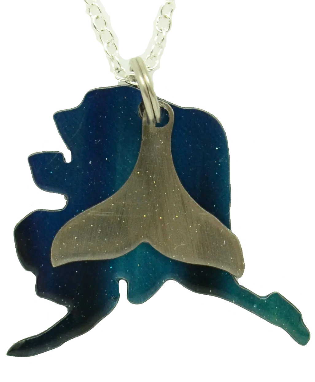 Aurora Alaska with Whale Tail Necklace, Item# 4368X