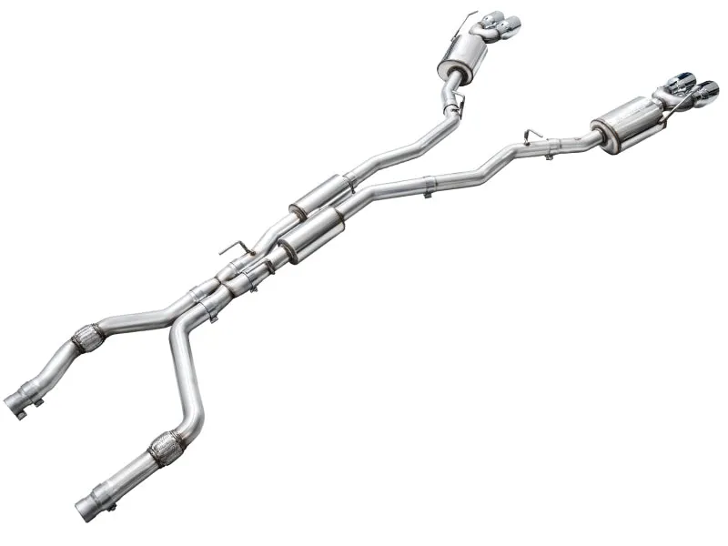 AWE Tuning 2020  Ford Explorer ST Touring Edition Exhaust w/ Chrome Silver Tips