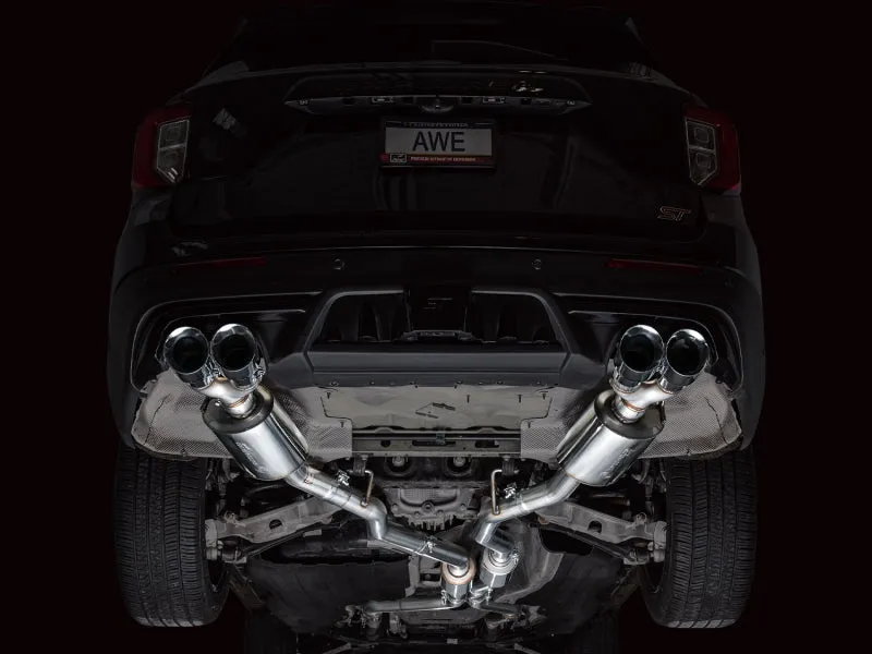 AWE Tuning 2020  Ford Explorer ST Touring Edition Exhaust w/ Chrome Silver Tips