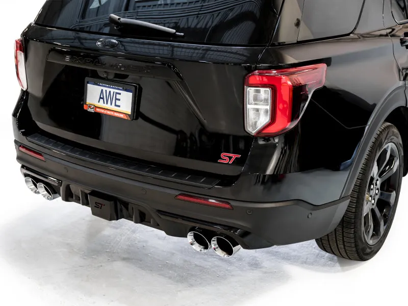AWE Tuning 2020  Ford Explorer ST Touring Edition Exhaust w/ Chrome Silver Tips