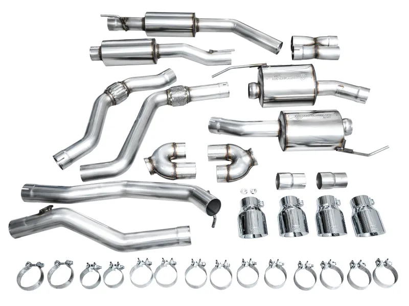 AWE Tuning 2020  Ford Explorer ST Touring Edition Exhaust w/ Chrome Silver Tips