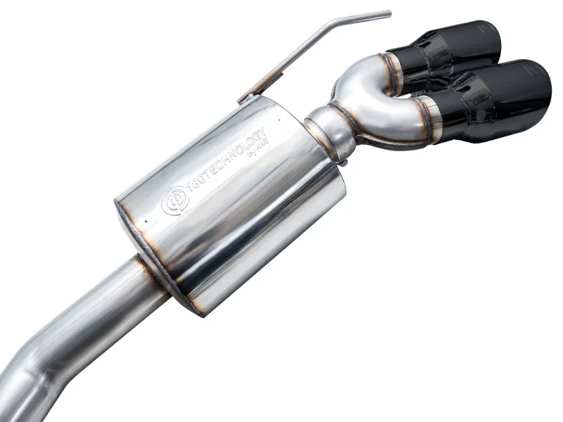 AWE Tuning 2020  Ford Explorer ST Touring Edition Exhaust w/ Diamond Black Tips