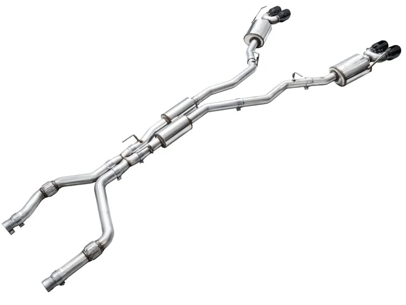 AWE Tuning 2020  Ford Explorer ST Touring Edition Exhaust w/ Diamond Black Tips