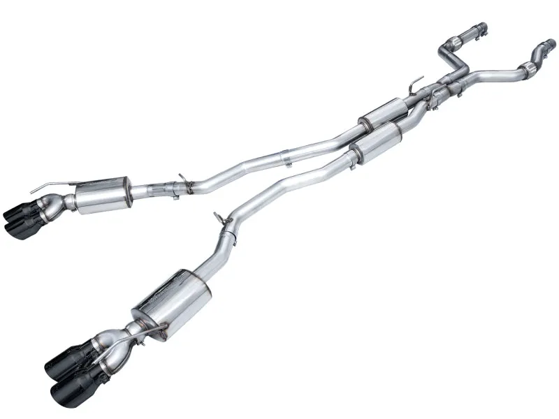 AWE Tuning 2020  Ford Explorer ST Touring Edition Exhaust w/ Diamond Black Tips