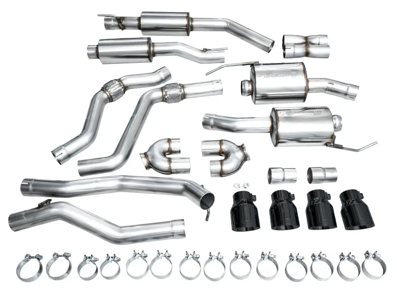 AWE Tuning 2020  Ford Explorer ST Touring Edition Exhaust w/ Diamond Black Tips