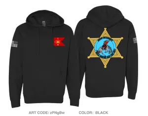 B BTRY, 108th ADA BDE Comfort Unisex Hooded Sweatshirt - zPNgBw