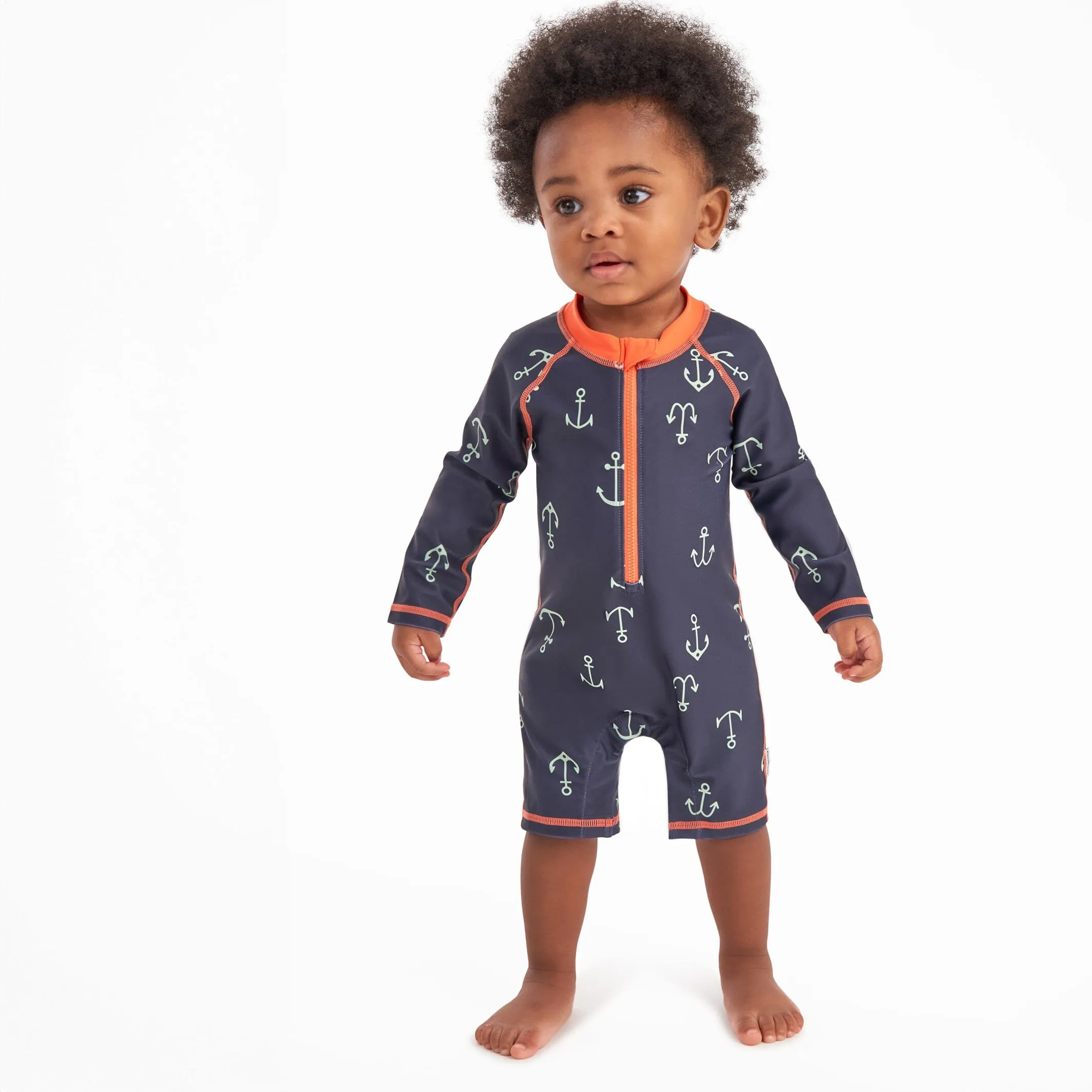 Baby Boys UPF 50  Anchors Rash Guard