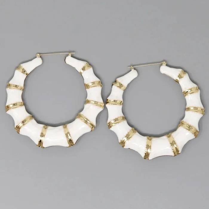 BAMBI HOOP EARRINGS(ROUND)