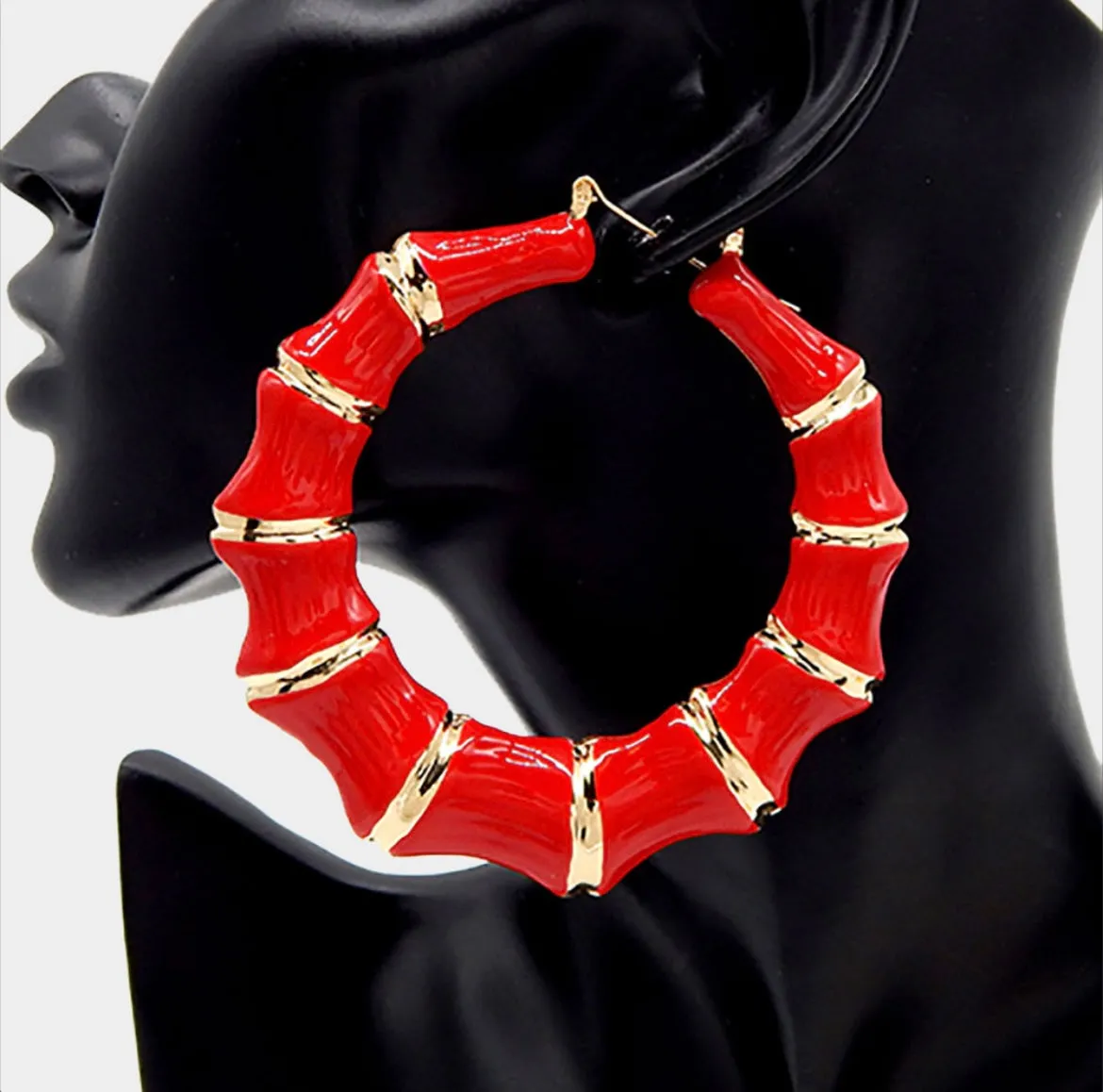 BAMBI HOOP EARRINGS(ROUND)