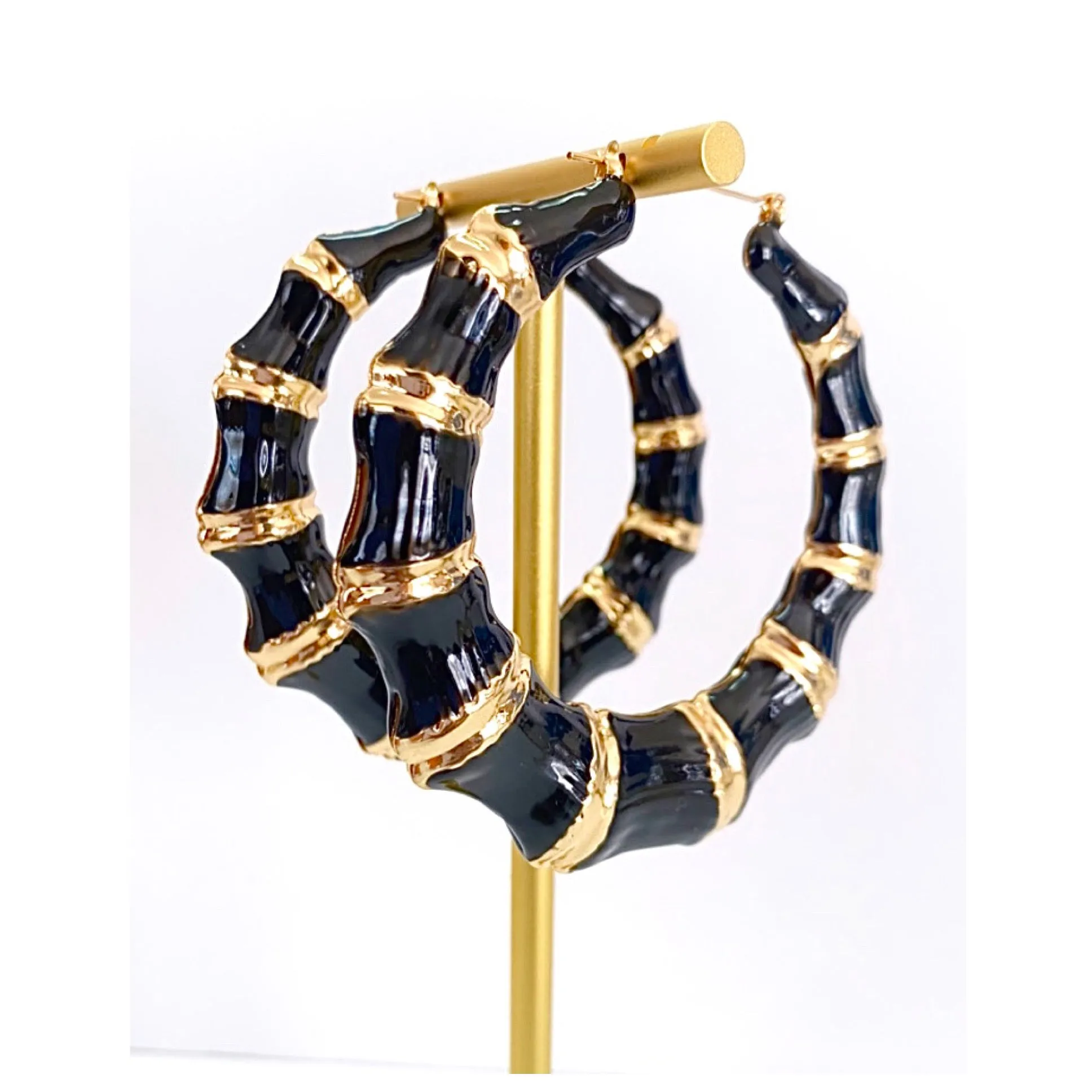 BAMBI HOOP EARRINGS(ROUND)