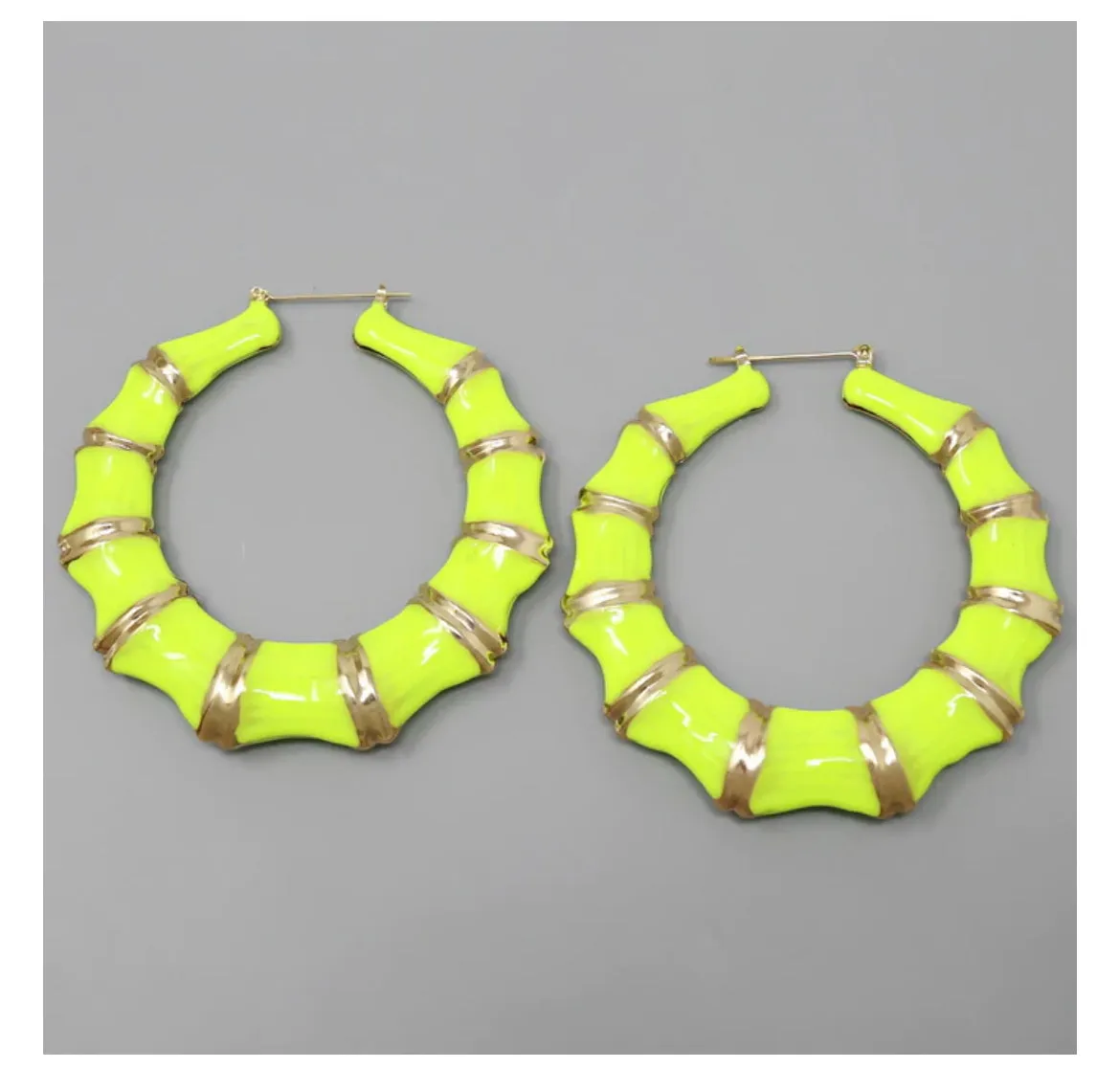 BAMBI HOOP EARRINGS(ROUND)