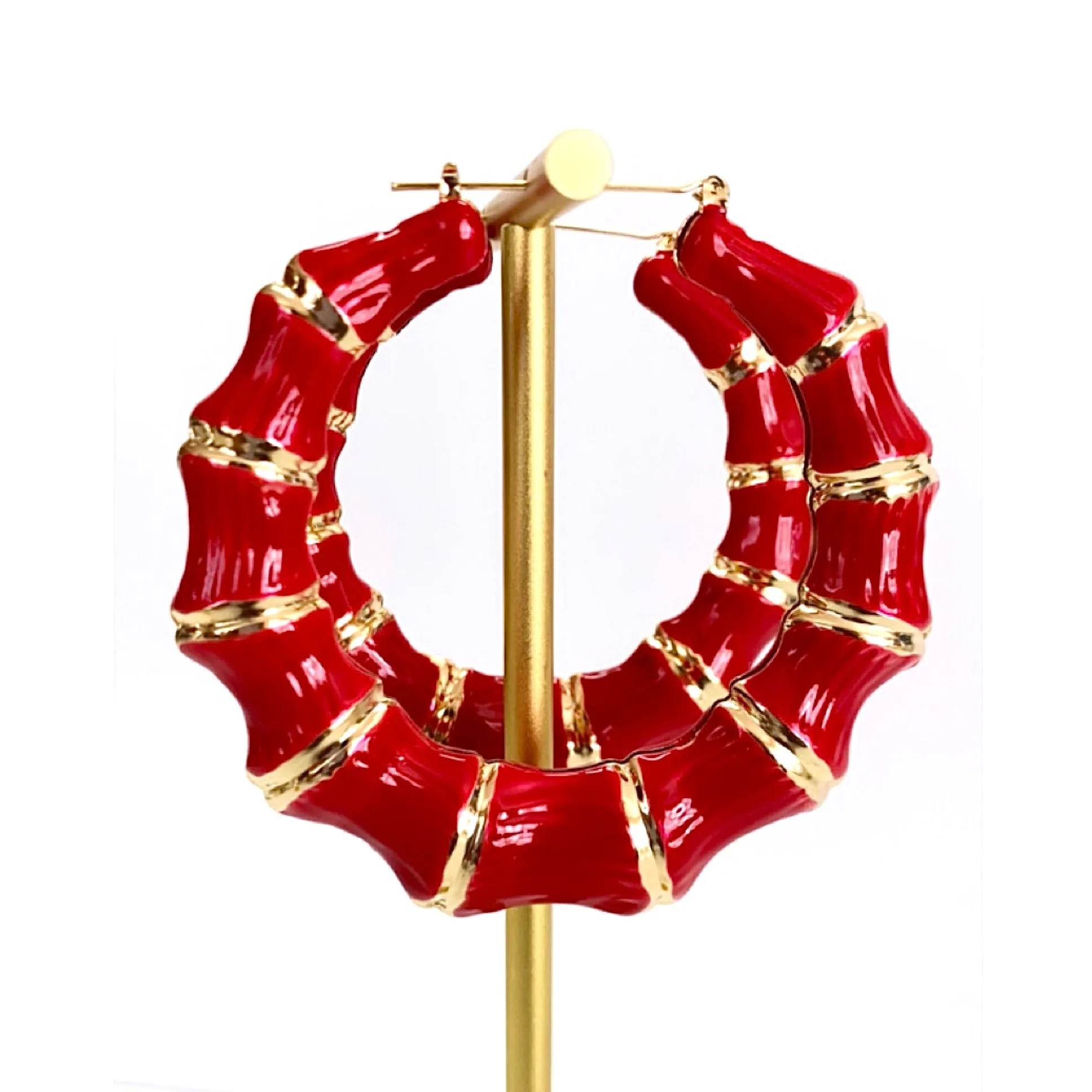 BAMBI HOOP EARRINGS(ROUND)