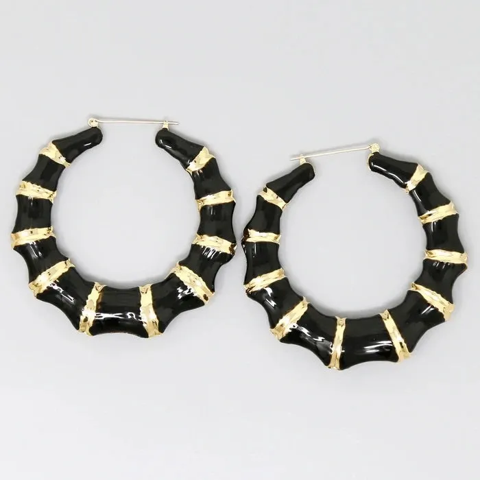 BAMBI HOOP EARRINGS(ROUND)