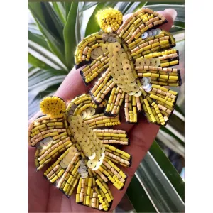 Banana Leaf Earrings