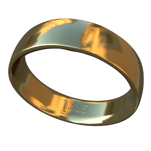 Band, comfort-heavyDomed-4mm [tfoj_nTB730MoxmHN]