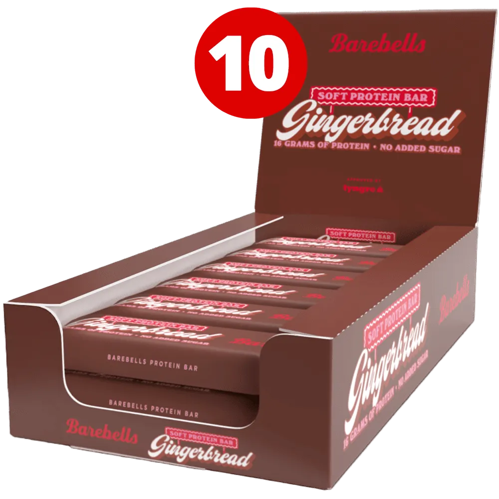 Barebells Soft Bar Gingerbread - 10x55g.