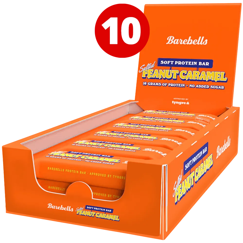 Barebells Soft Bar Salted Peanut Caramel - 10x55g.