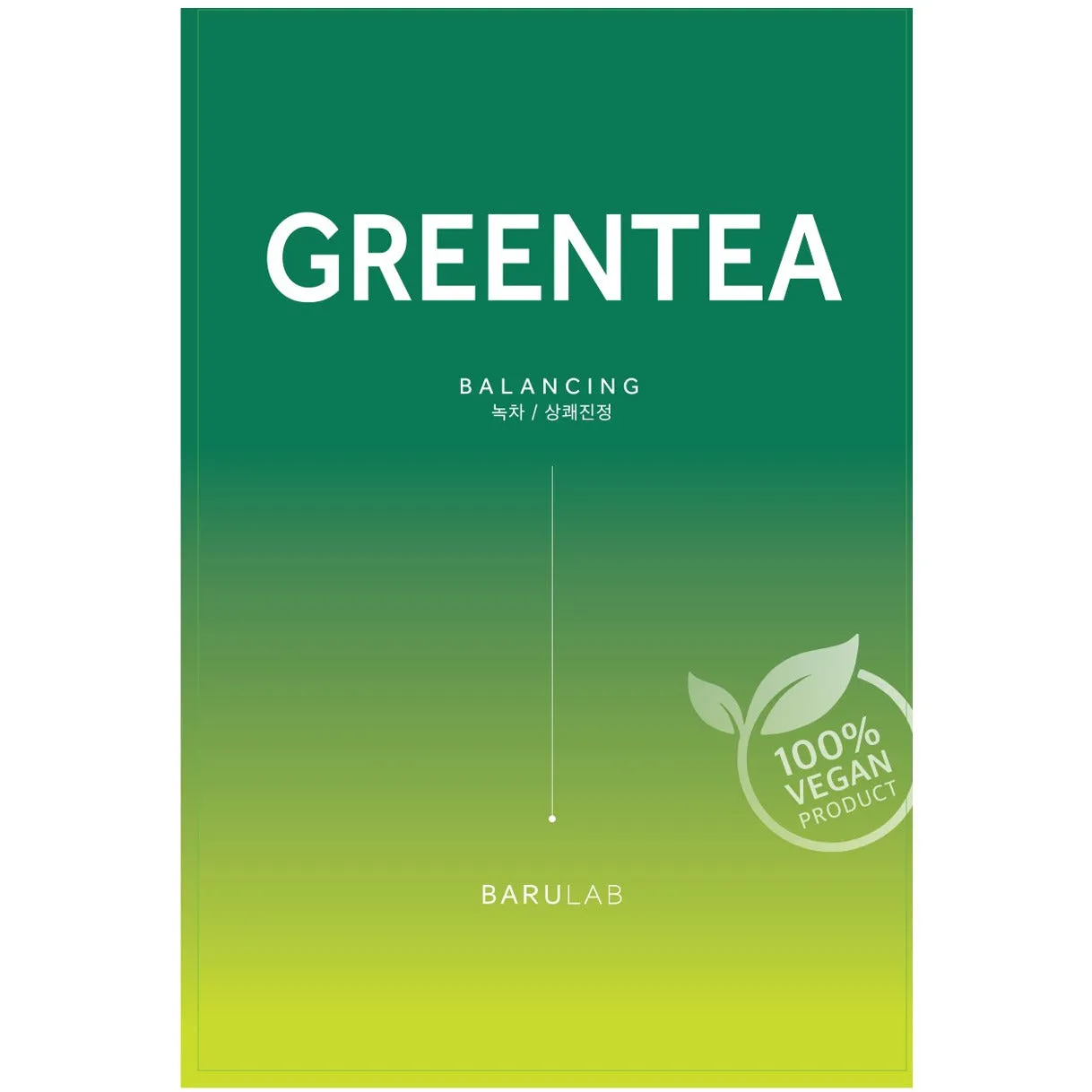 Barulab The Clean Vegan Mask GREENTEA