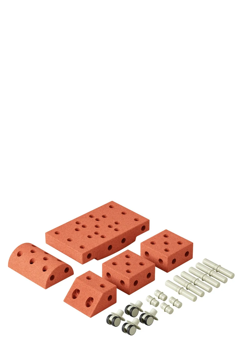 Bauspielzeug 'Explorer-Set' 20-teilig Burnt Orange / Dusty Green