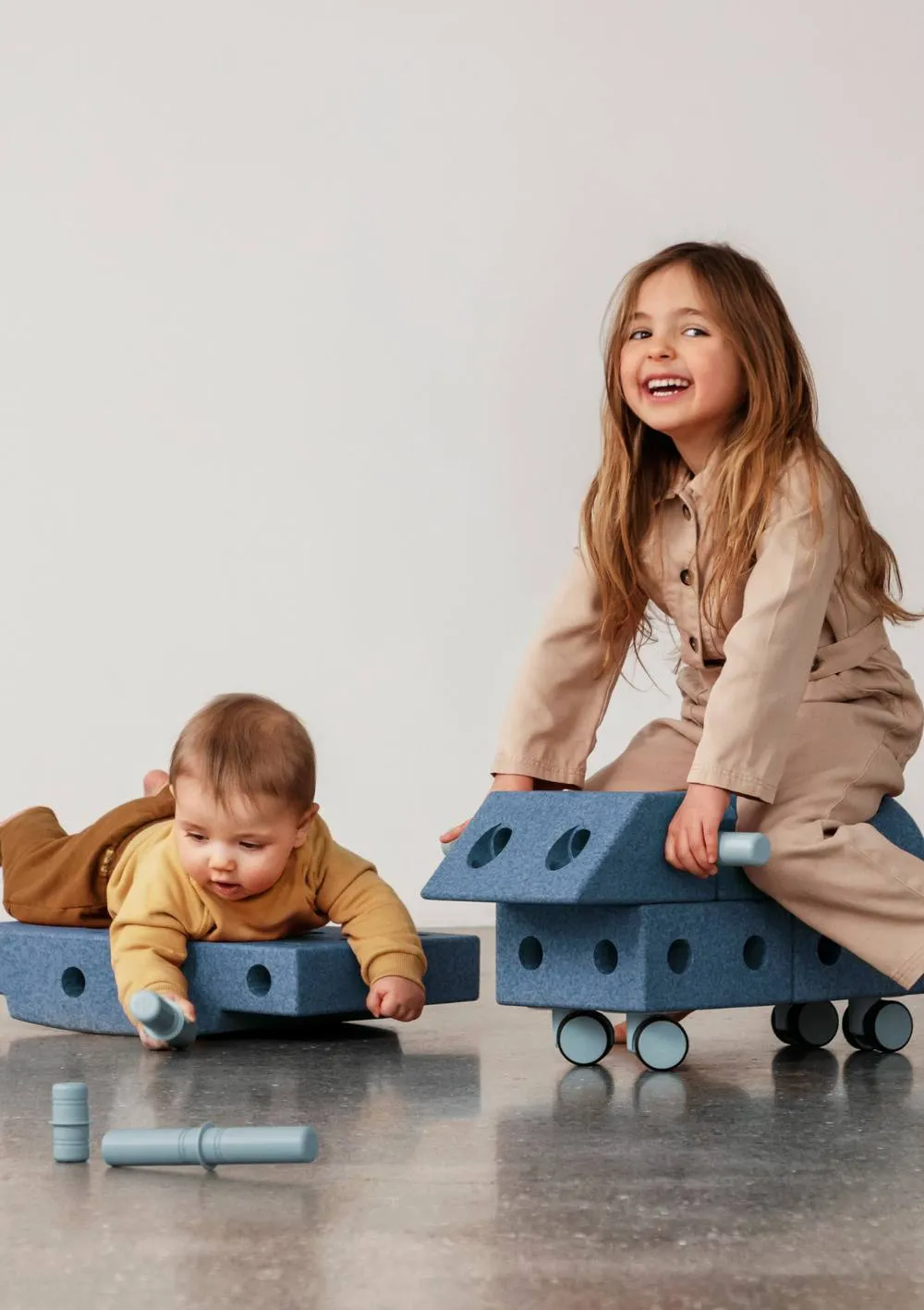 Bauspielzeug 'Explorer-Set' 20-teilig Deep Blue / Sky Blue
