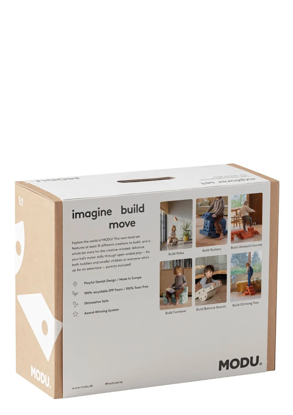 Bauspielzeug 'Explorer-Set' 20-teilig Ocean Mint / Forest Green