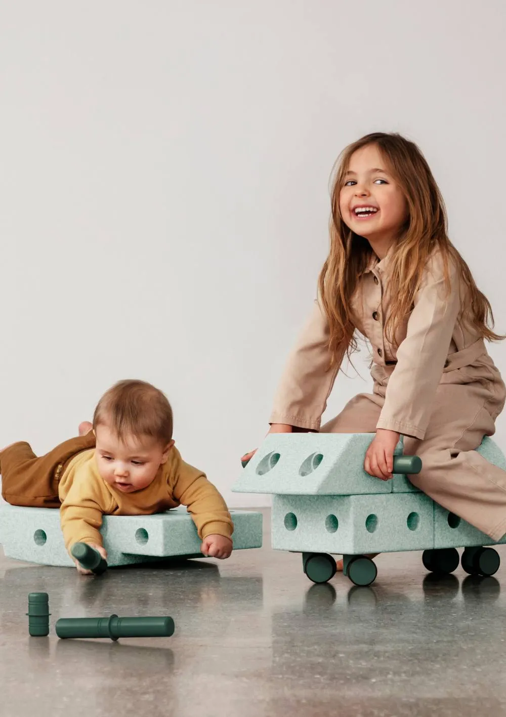 Bauspielzeug 'Explorer-Set' 20-teilig Ocean Mint / Forest Green