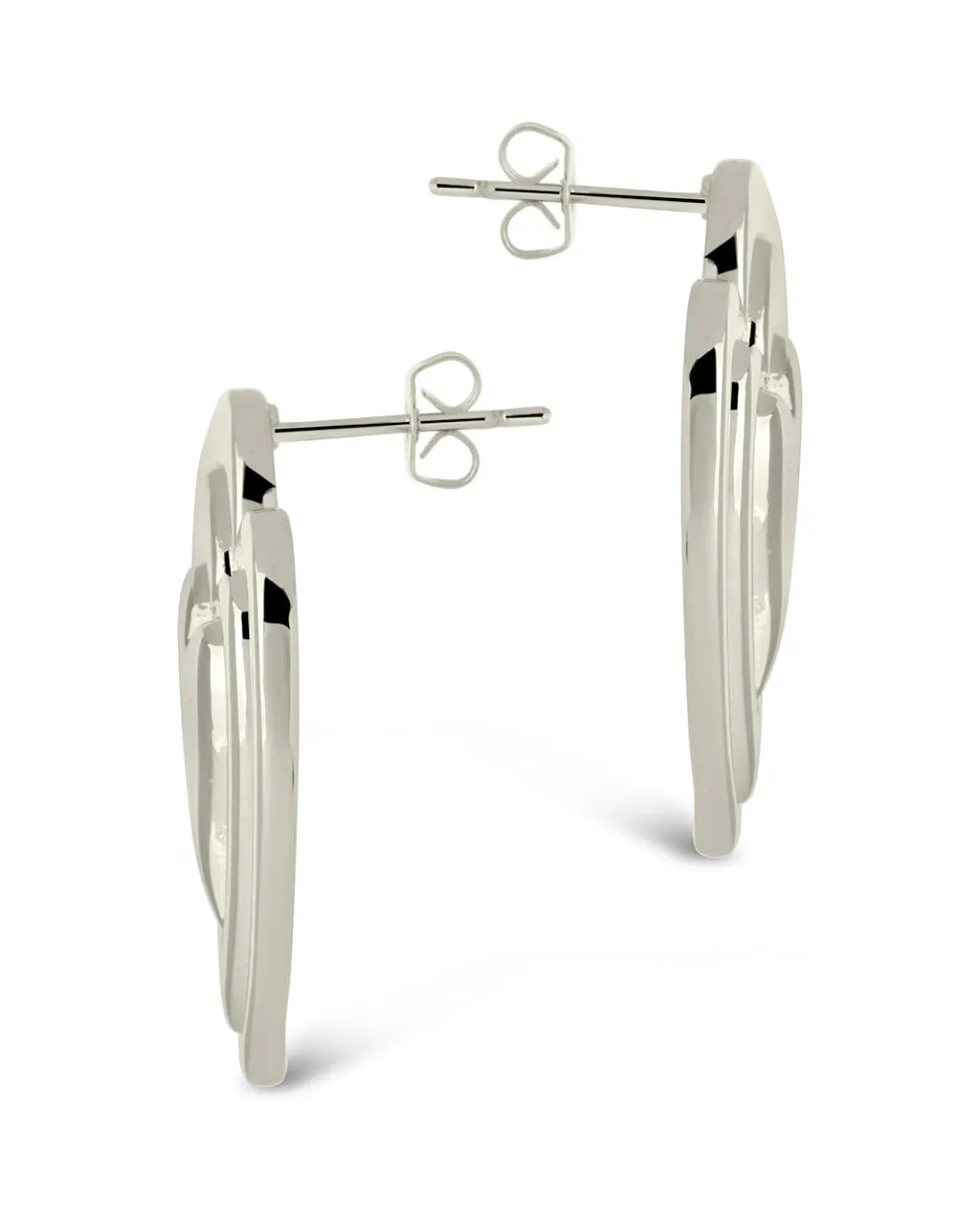 Beating Heart Statement Stud Earrings