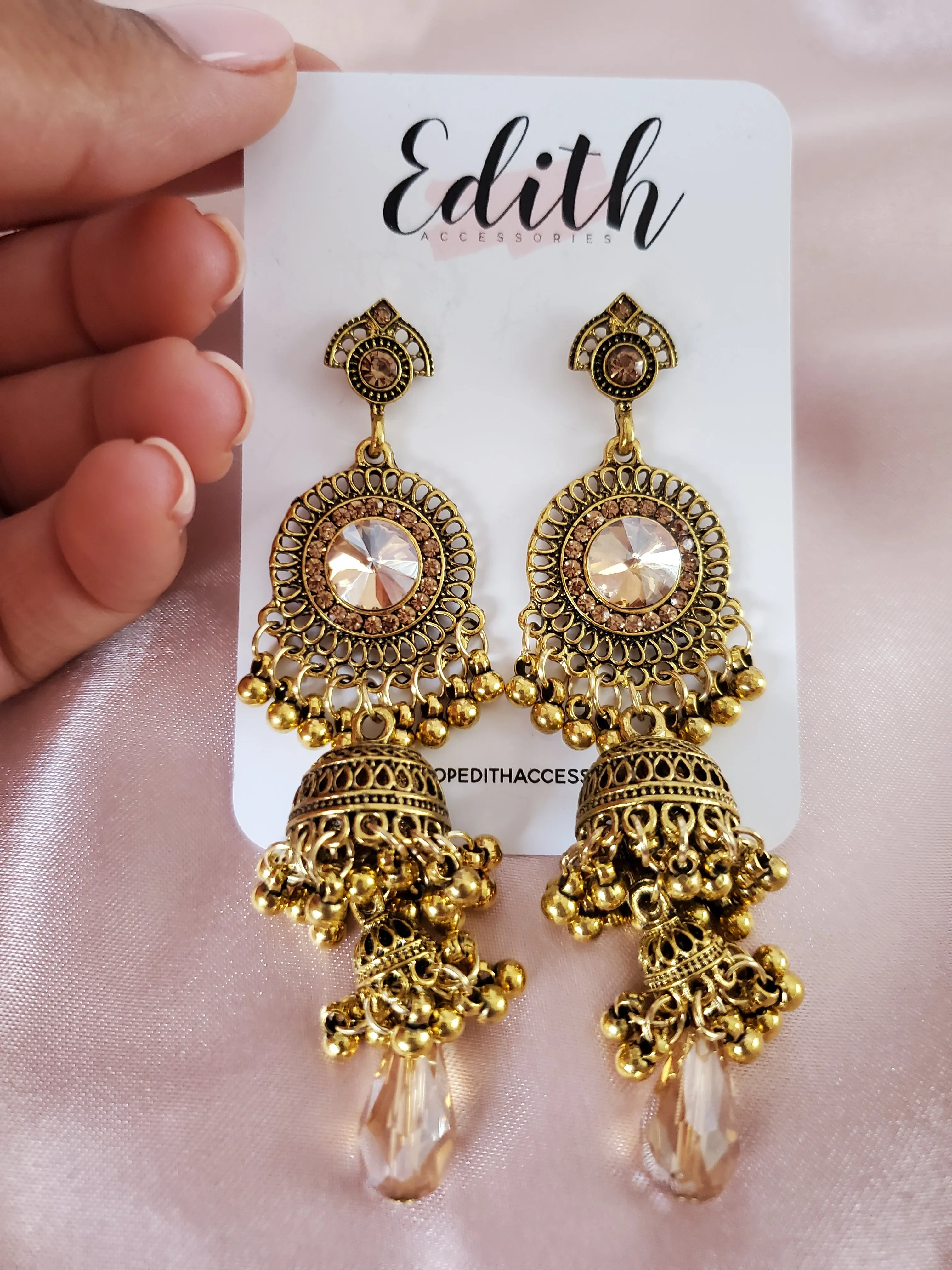 Bell Tassel Statement Earrings
