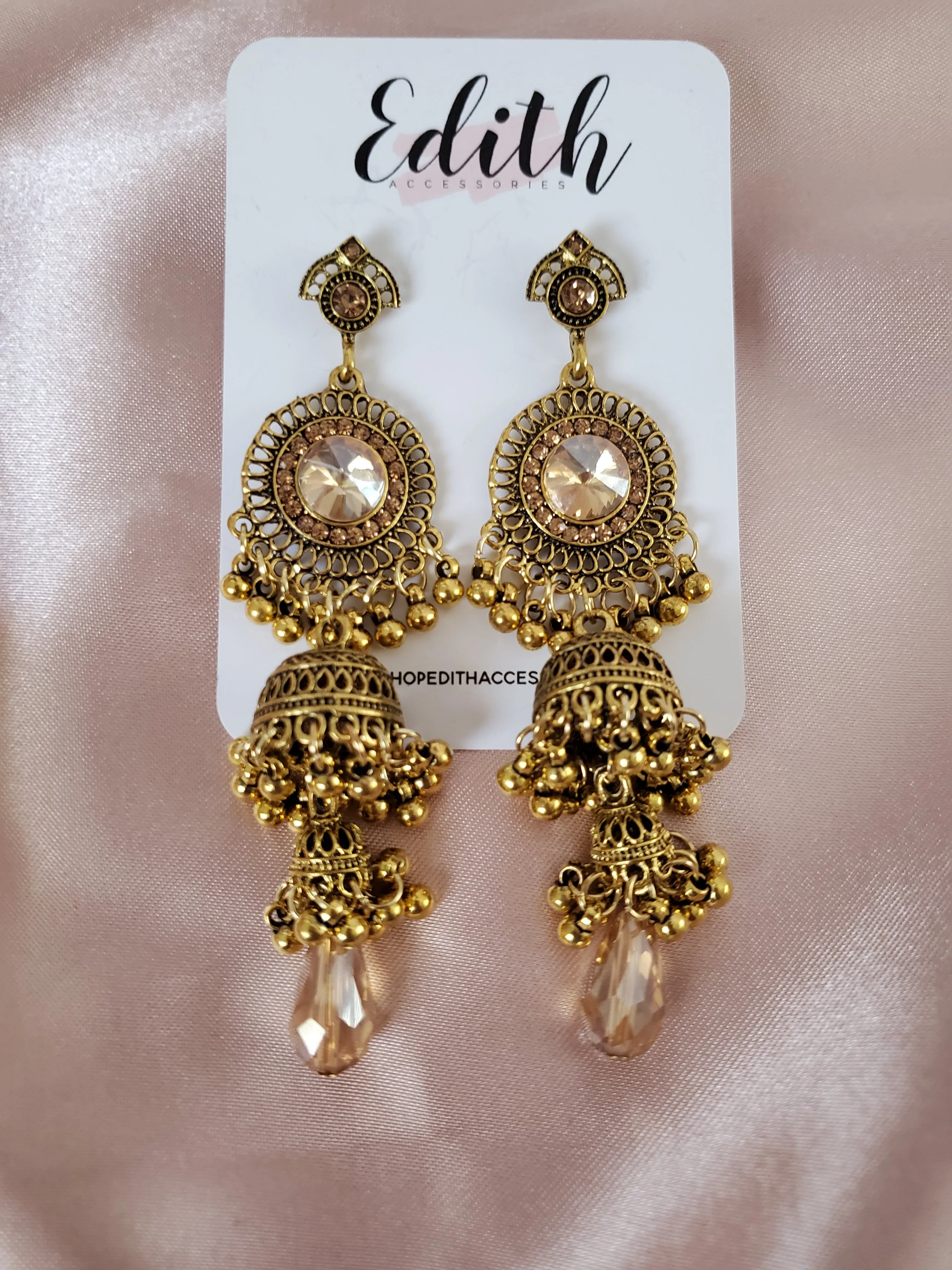 Bell Tassel Statement Earrings