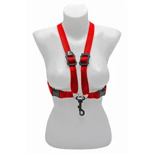 BG Alto & Tenor Sax XL Womens Comfort Harness ~ Red ~ Snap Hook
