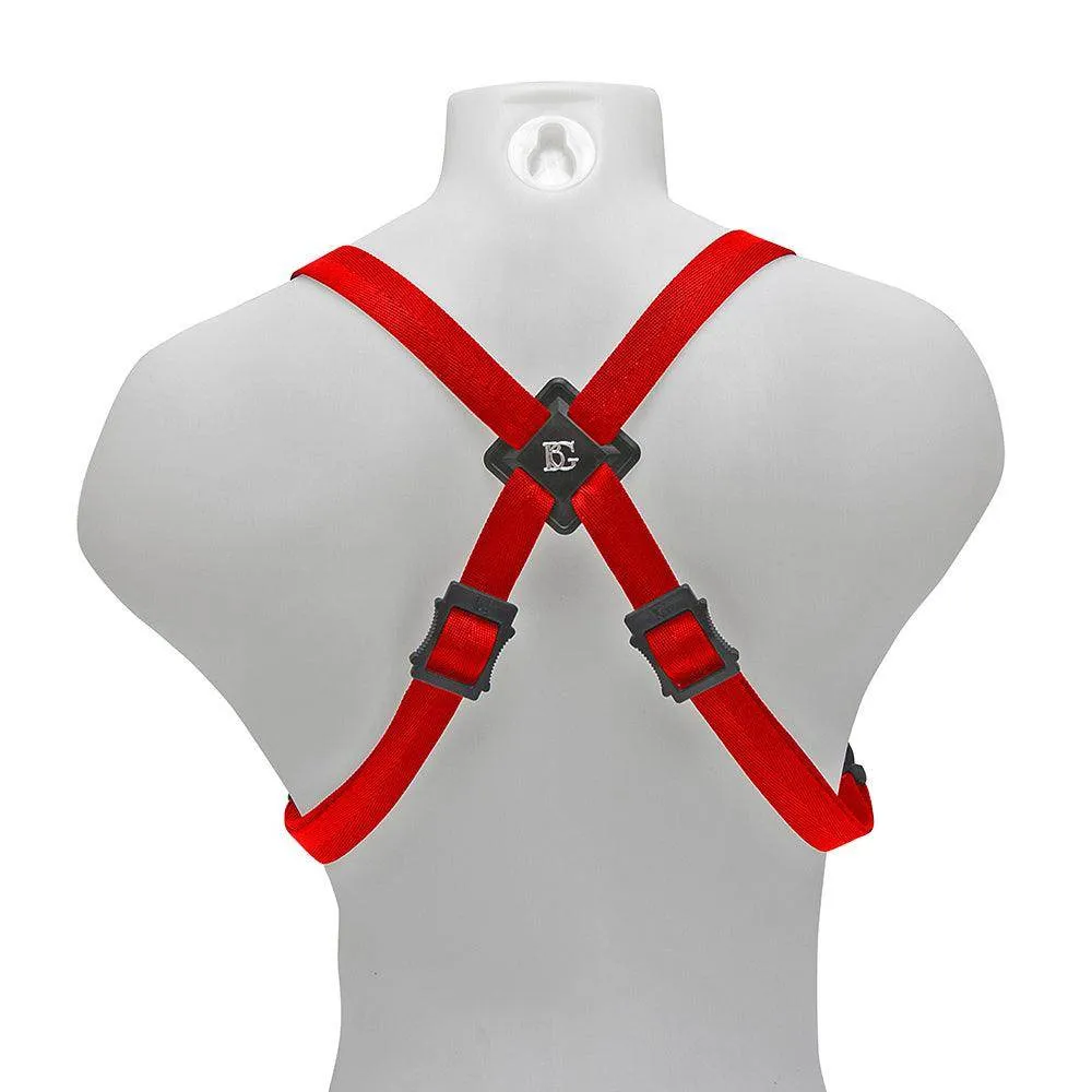 BG Alto & Tenor Sax XL Womens Comfort Harness ~ Red ~ Snap Hook