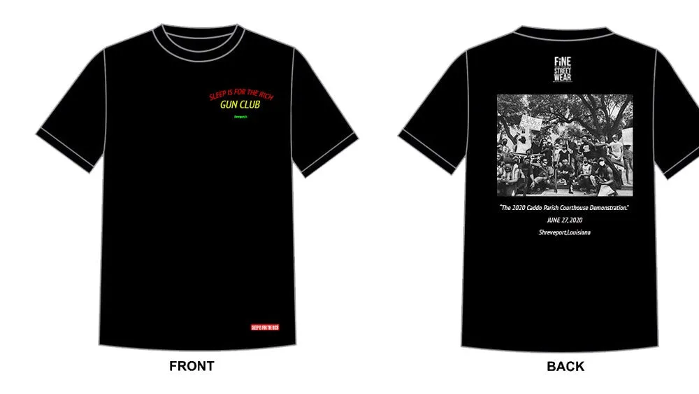 (Black) “2020 Courthouse Demonstration” Tee
