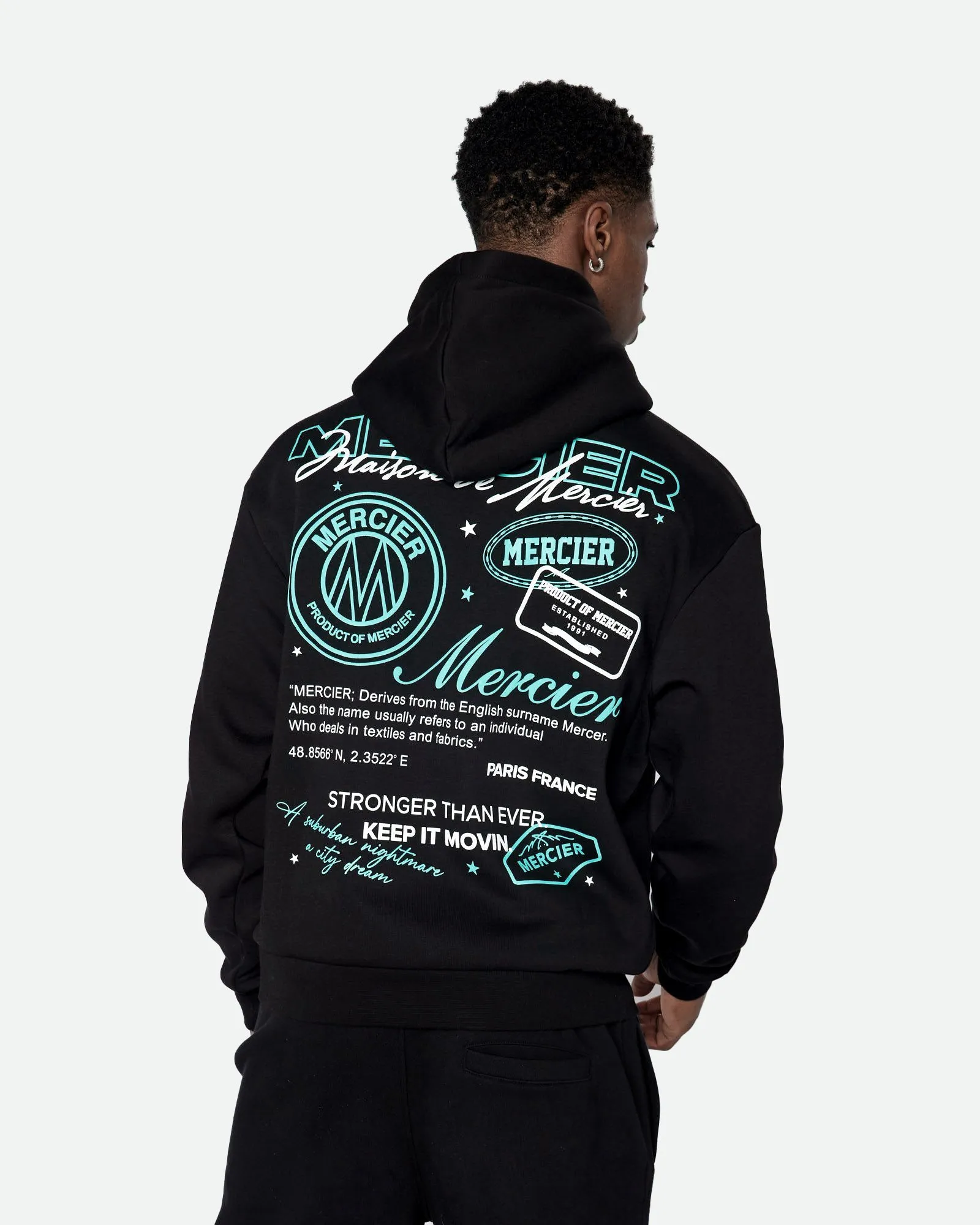 Black Tiffany Caruso 2.0 Relaxed Joggers