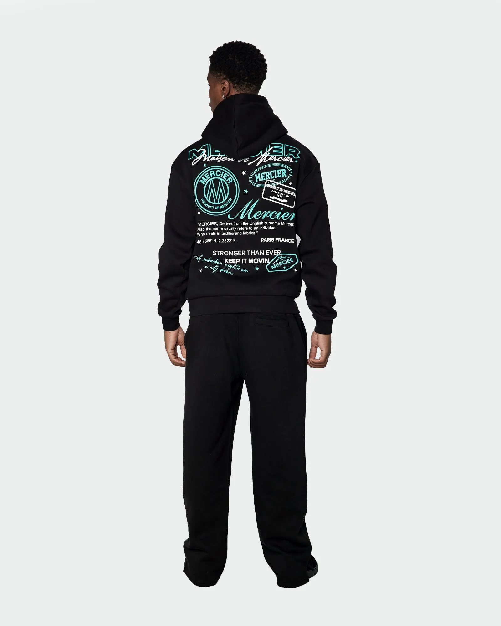 Black Tiffany Caruso 2.0 Relaxed Joggers