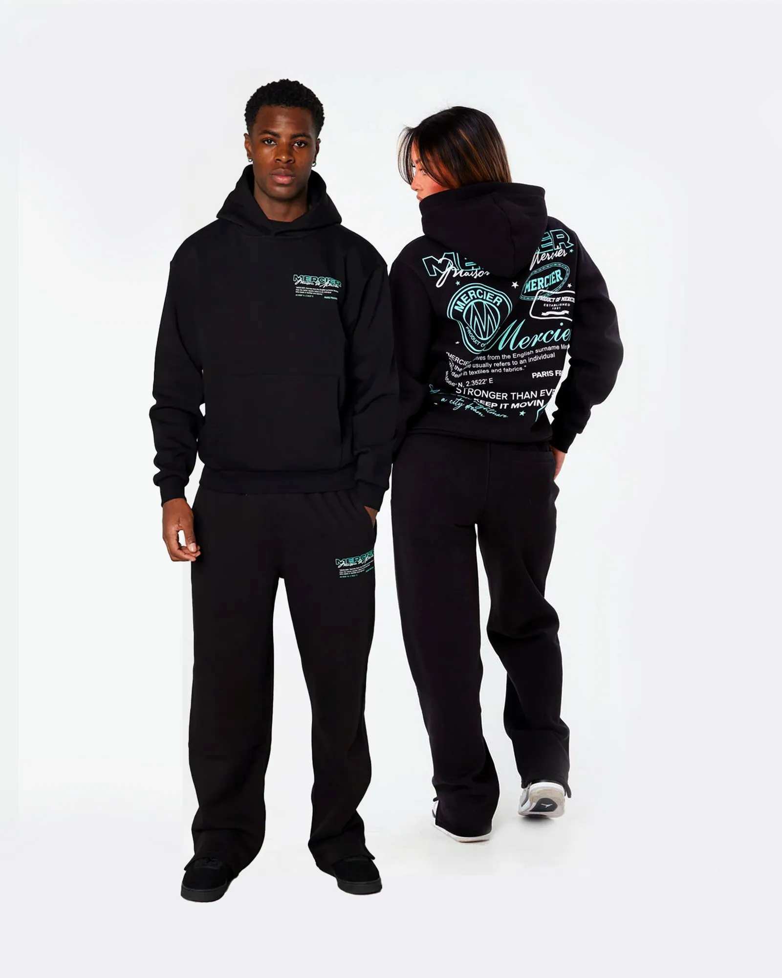 Black Tiffany Caruso 2.0 Relaxed Joggers