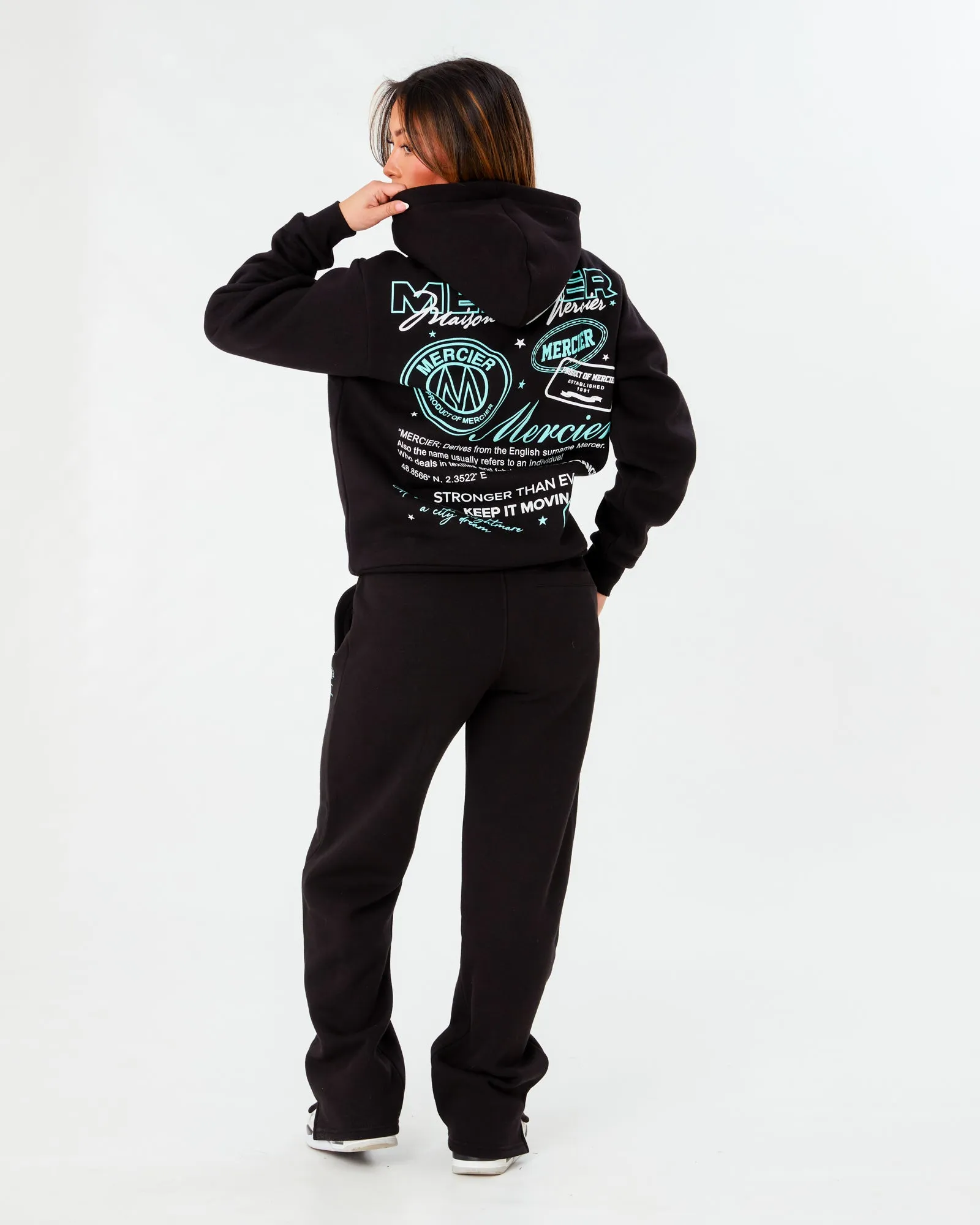 Black Tiffany Caruso 2.0 Relaxed Joggers