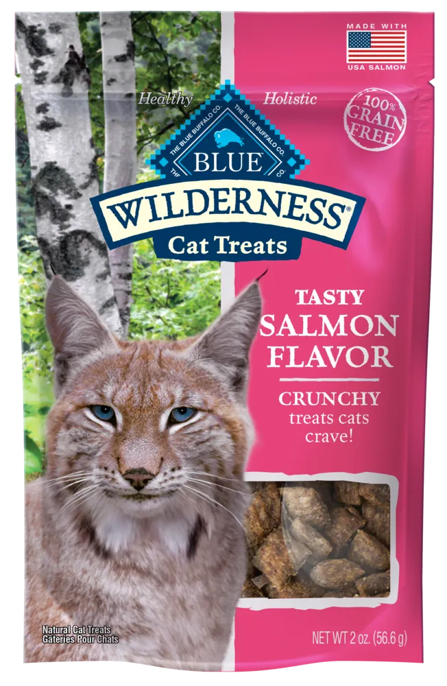 Blue Buffalo Wilderness Salmon Crunchy Cat Treats