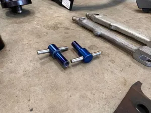 Blue Rocker Cover T-Bolts