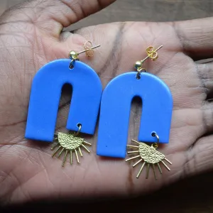 Blue Skies Statement Earrings