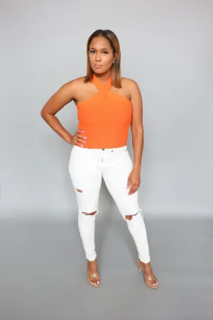 Bodycon Twist Halter Top