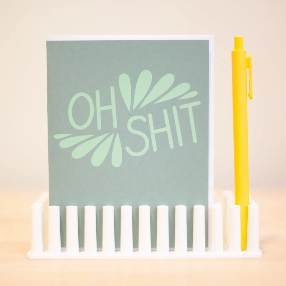 bold congratulations card, congratulations card with curse word, cheeky sympathy card, oh shit greeting card