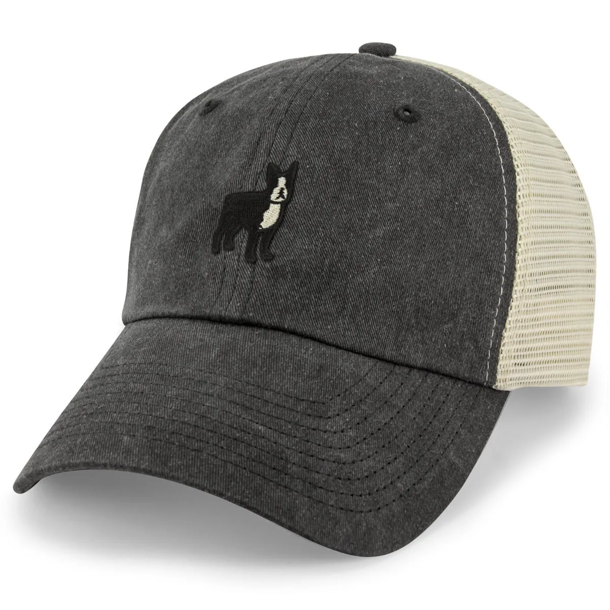 Boston Terrier Relaxed Trucker