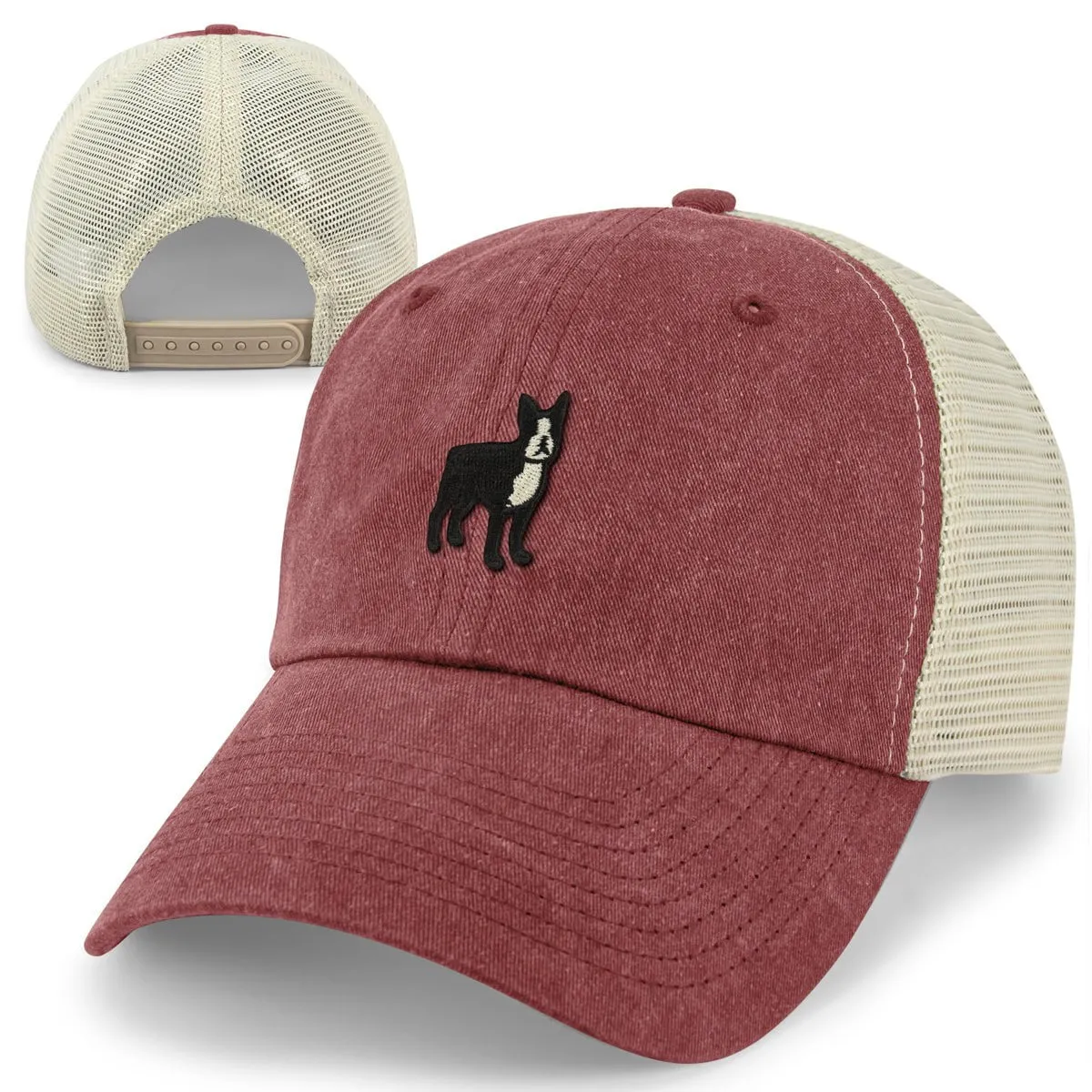 Boston Terrier Relaxed Trucker