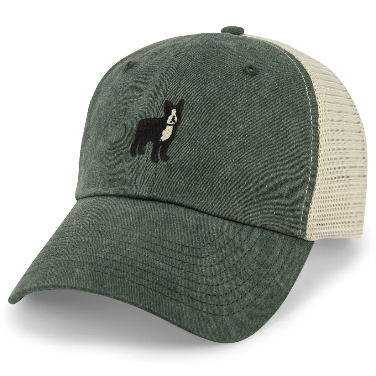 Boston Terrier Relaxed Trucker