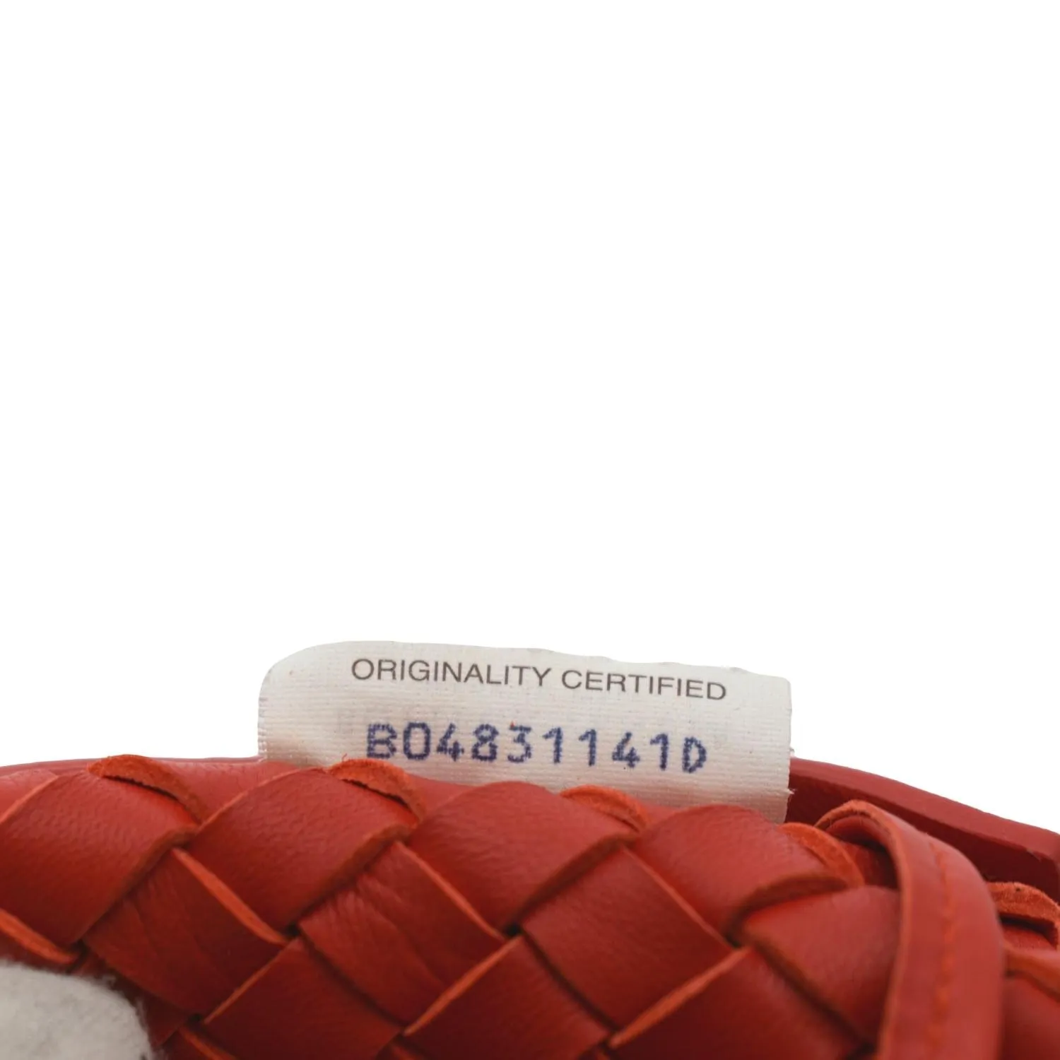 BOTTEGA VENETA Medium Cabat Intreccio Leather Tote Bag Red