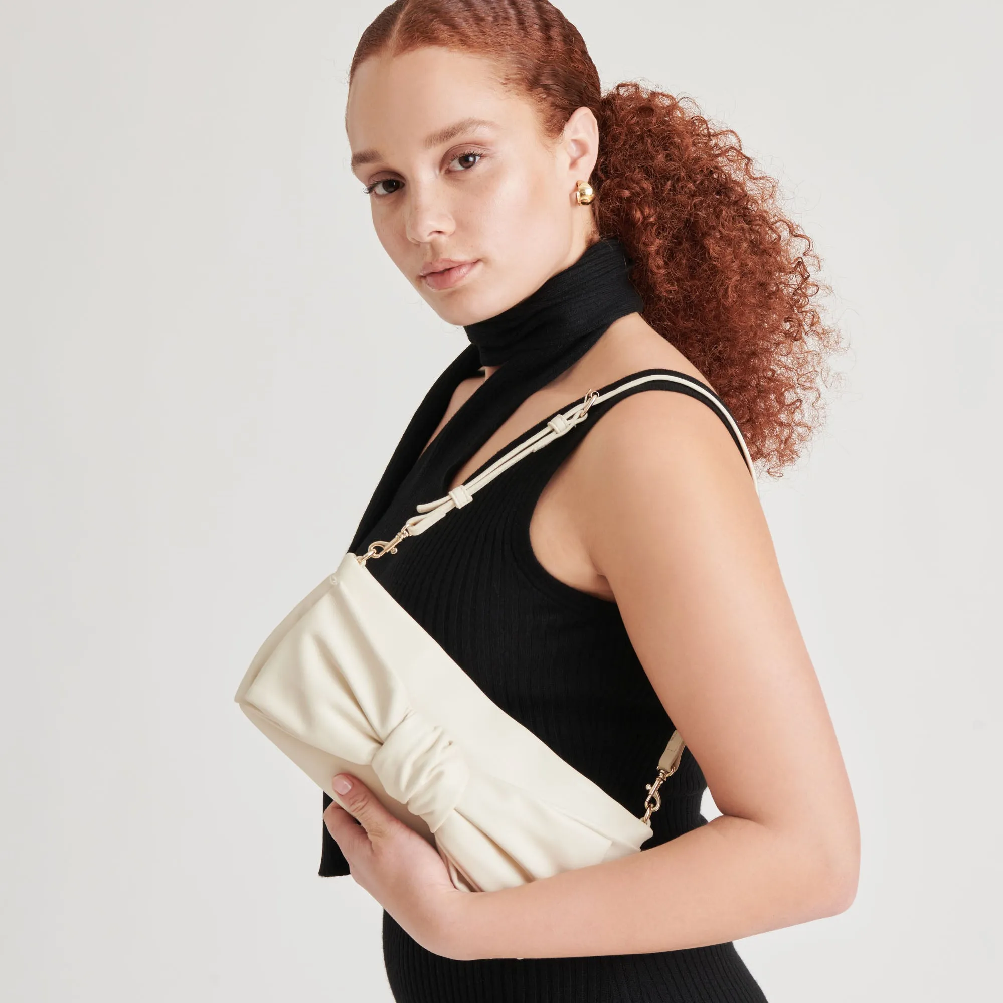 BRIAR CLUTCH IVORY STELLA